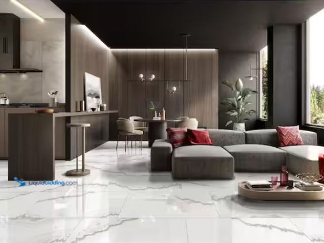 Lot 49-1591857 - Approx. (416) sq. ft. of MSI Pure Harmony 24 in. x 48 in. Polished Porcelain Marble Look Floor and W...