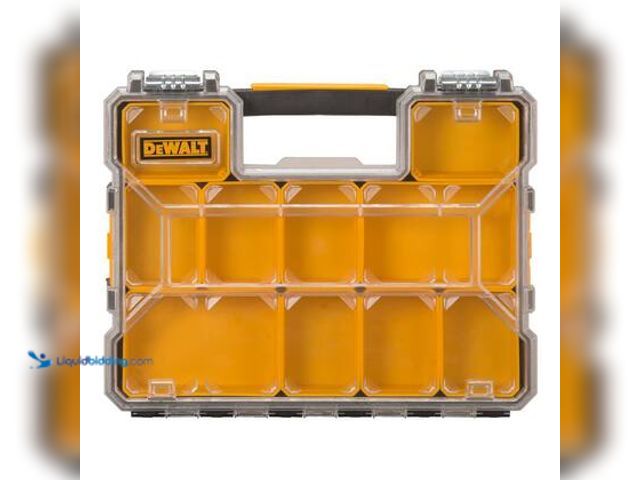 Lot 49-5544385 - DEWALT 10-Compartment Shallow Pro Small Parts Organizer. Model # DWST14925. Unused