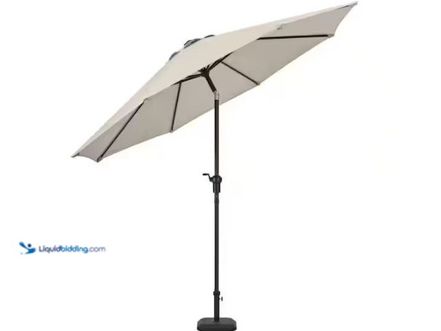 hampton bay 9 ft patio umbrella Lyon This solar umbrella features an UV Hampton Bay 9 ft. Aluminum