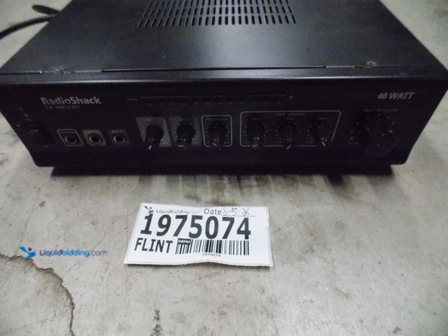 Lot 49-1975074 - 1 Radio Shack 32-2054 40 Watt P.A Amplifier Radio Shack 40 Watt P.A Amplifier Used In Good Condition...