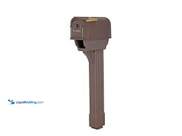 Lot 49-5415578 - Postal Pro Hampton All-in-One Mailboxes Kit, Bronze. Model # PP300CBR. Unused. Most hardware.