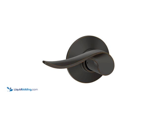 Lot 49-5408037 - Schlage Sacramento Aged Bronze Passage Hall/Closet Door Lever Handle. [Model # F10 V SAC 716] Unused
