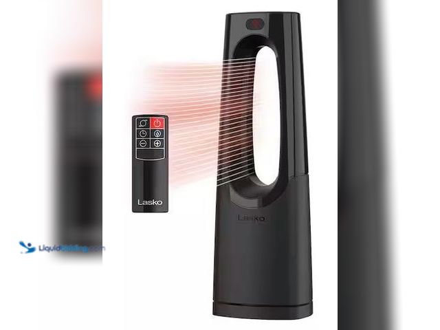 Lot 49-5486485 - Lasko
Bladeless 1500W 28 in. Black Electric Oscillating Tower Ceramic Space Heater with Remote Cont...