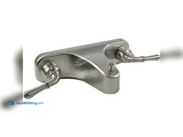 Lot 49-5483625 - DANCO Mobile Home and RV 8 in. 2-Handle Centerset Roman Tub Faucet in Brushed Nickel. Model # 10883X...