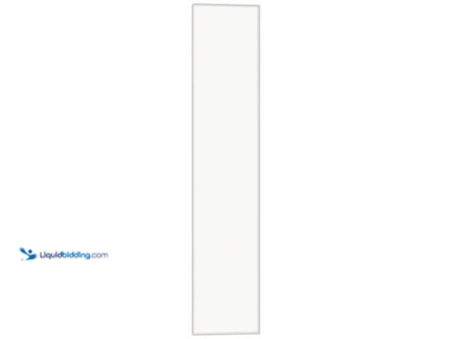 Lot 49-5406726 - Hampton Bay 6 in. W x 36 in. H Cabinet Filler in Satin White, Model # KAFS636X-SW, Unused.