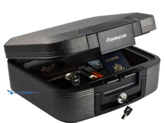 Lot 49-2025461 - SentrySafe CHW20201 Fire and Water-Resistant Chest Safe with Key Lock, 0.28 Cu. ft., Model # 3009325...