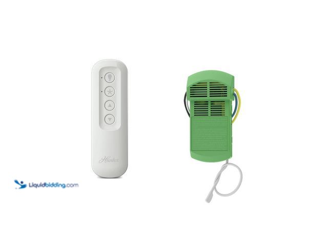 Lot 49-3527222 - Hunter
Universal 3 Speed Damp Rated Ceiling Fan Handheld Remote Control White (hardware included) U...