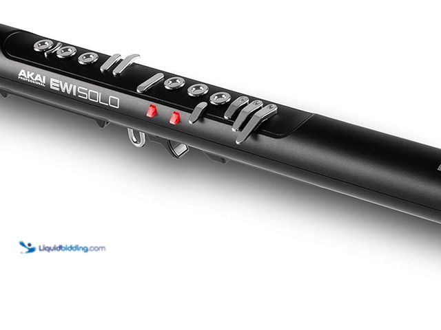 Lot 49-3509807 - AKAI Professional EWI Solo - Electronic Wind Instrument With Built-in Speaker, Rechargeable Battery,...