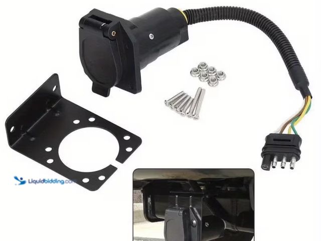 Lot 49-1975710 - New 4 way  to 6 way Wiring Harness American Trailer Converter Trailer Additions brand new