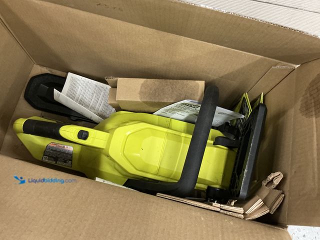 Lot 49-3564689 - Ryobi 40V HP Brushless 16 in. Battery Chainsaw with 4.0 Ah Battery and Charger, Model # RY40HPCW02K,...