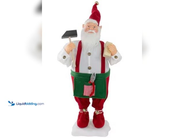 Lot 49-2025221 - Northlight 24 " Santa's Workshop Elf Animated Standing Christmas Figure, Model # 34850964, MSRP $98....