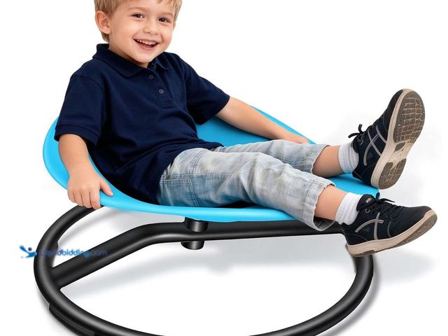 Lot 49-2026241 - FERUERW Spinning Chair for Autistic Kids, Autism Sensory Toy Gifts. Model # B0BWCQHCWX. MSRP: $59.99...