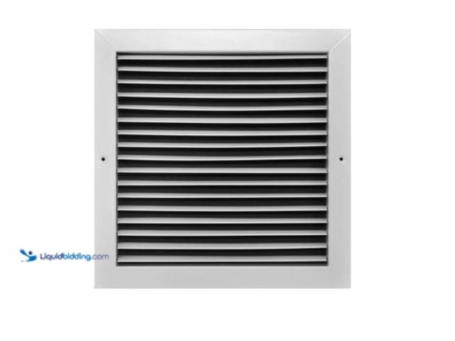 Lot 49-1568594 - Lot of (10) TRUaire 270/12x12 Fixed Return Air Grille Model #LE100-1S9-1081, Unused  Ref#LBREL