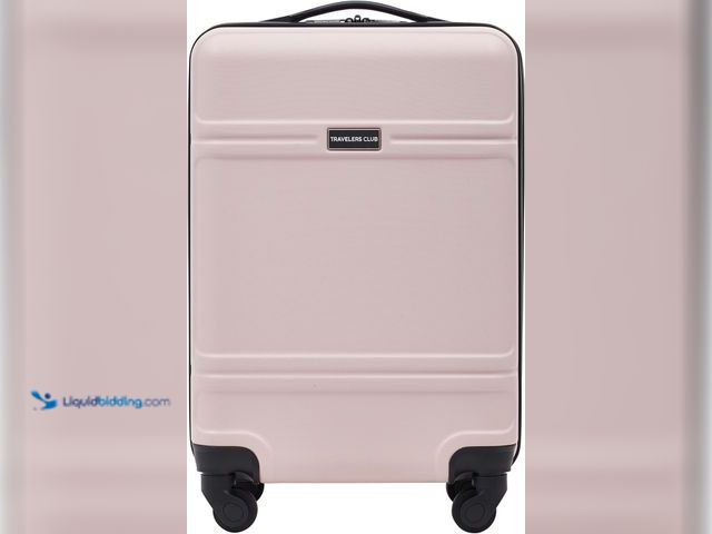 Lot 49-5545220 - Travelers Club Skyline 22" Carry-On Spinner Luggage, Filmy, Pink. Model: 015272801842 Unused. Shippi...