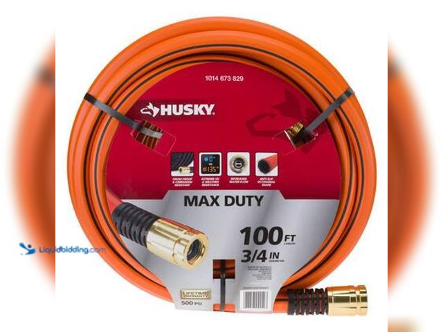Lot 49-5544453 - Husky 3/4 in. Dia x 100 ft. Husky Max Duty Garden Hose. Model # CHDHMT34100. Unused