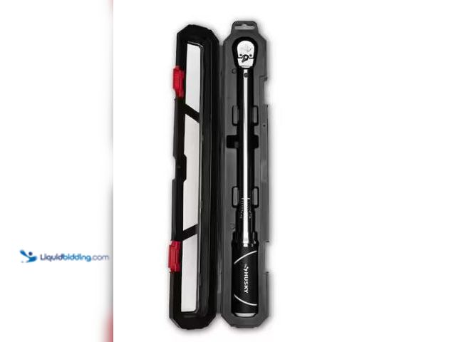 Lot 49-1544792 - Husky 3/8 in. Drive Torque Wrench 20 ft./lbs. to 100 ft./lbs., Model # H3DTWA, Slightly used, Has ca...