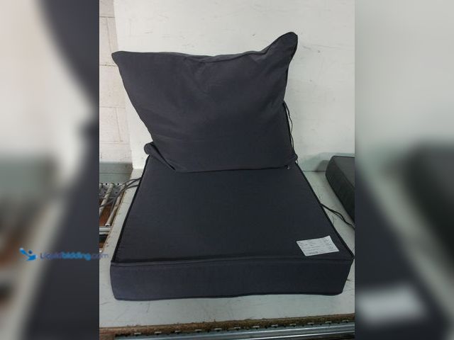 Lot 49-1622617 - 2PC Cushion/Seat Set (Grey), Unused Ref#BIN0625