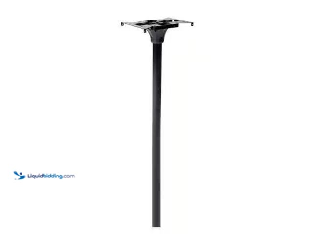 Lot 49-3432442 - Architectural Mailboxes Coolidge 2 in. Dia In-Ground Steel Mailbox Post Black, Model # 7511B-10, Sli...