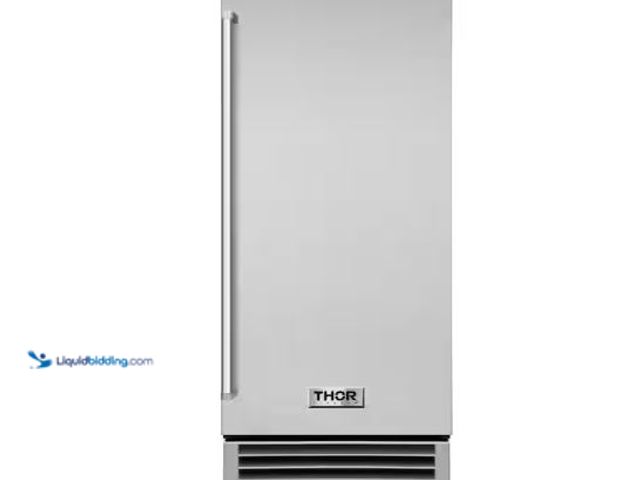 Lot 49-1593731 - Thor Kitchen 15 in. 50 lbs. Built-in Ice Maker in Stainless Steel Model # TIM1501, MSRP;$2499.00, Un...