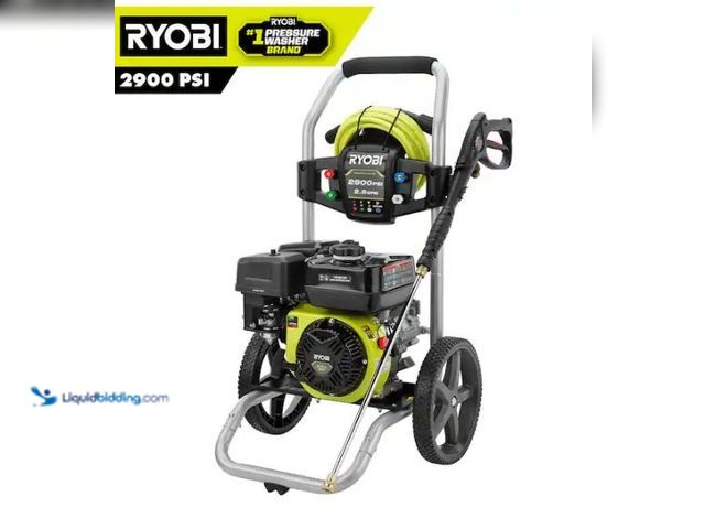 Lot 49-1573974 - RYOBI 2900 PSI 2.5 GPM Cold Water Gas Pressure Washer with 212cc Engine, Model # RY802925, Slightly ...