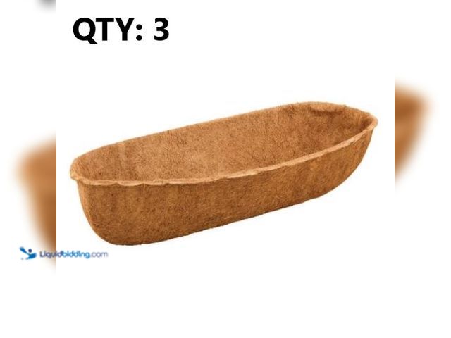 Lot 49-3616685 - Vigoro Set of (3) 36" Molded Coco Liner - Unused SKU # 586700  Ref#BIN0716