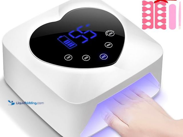 Lot 49-2006383 - ShineCai UV LED Nail Lamp Cordless 72W Portable Nail Dryer Light Rechargeable UV Light for Gel Nails...