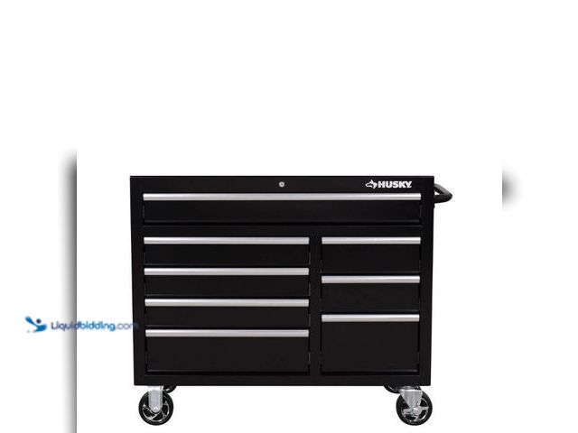Lot 49-5552938 - Husky
Tool Storage 42 in. W x 18 in. D Standard Duty Black Tool Chest. Model # H42CH4TR8BLK. New. B...