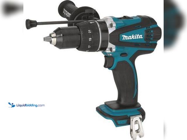 Lot 49-5559315 - Makita 18V LXT Lithium-Ion 1/2 in. Cordless Hammer Driver/Drill (Tool-Only). Model # XPH03Z. Usedm T...