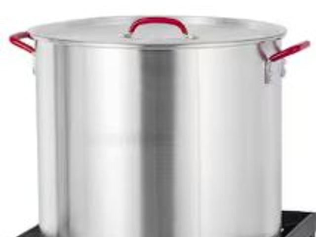 Lot 49-5436242 - Otermust 80 Qt. 110,000 BTU Crawfish Boiler with Seafood Boil Pot. Model # SK80-01. Unused. Scuffs &...