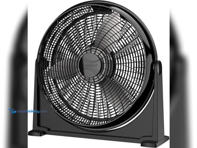 Lot 49-5552752 - Lasko A20107 20" 3-Speed Air Circulator Fan. B0CWDYS9QV. Unused with attachments. Powers on