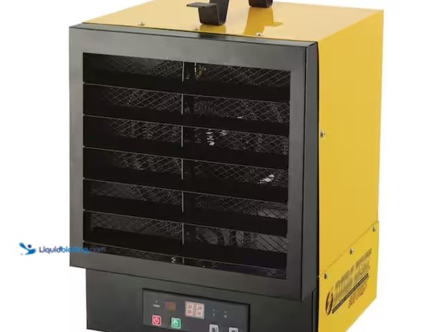 Lot 49-1574871 - DuraHeat 34,120 BTU Ceiling Mount Hardwired Electric Forced Air Garage Heater with Remote Control, M...