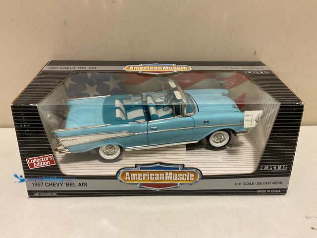 Lot 49-3709146 - Other WOW BRAND NEW 1957 CHEVY BEL AIR AMERICAN MUSCLE ERTL COLLECTORS EDITION 1:18 SCALE DIE CAST C...