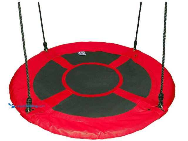 Lot 49-1516235 - Disc Giant Nest Web Rope Hanging Tree Swing Seat Set Heavy Duty Easy to Set Up for Kids Children Adu...