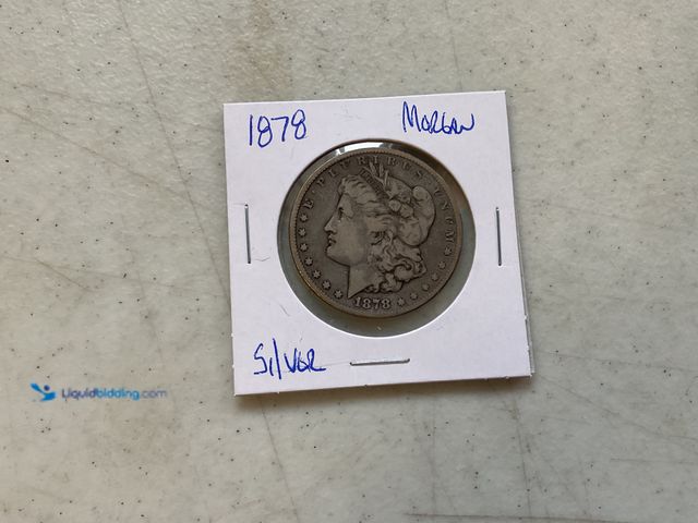 Lot 49-1505230 - 1878 MORGAN SILVER DOLLAR COIN #COINS1211