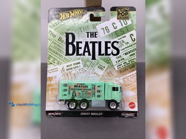 Lot 49-910665 - New Other Hot Wheels Premium Pop Culture Series - The Beatles Hiway Hauler Die Cast Model Vehicle - ...