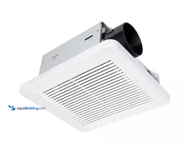 Lot 49-3472616 - Hampton Bay 50 CFM Wall/Ceiling Mount Room side Installation Bathroom Exhaust Fan, ENERGY STAR Model...