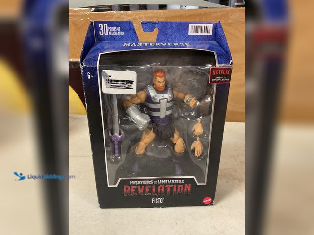 Lot 49-1505619 - COLLECTIBLE MASTERS OF THE UNIVERSE REVELATION “FISTO” ACTION FIGURE IN ORIGINAL PACKAGE #COINS1211