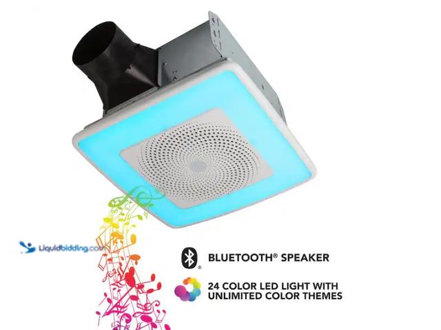 Lot 49-3613570 - Broan-NuTone Sensonic Series 110 CFM Ceiling Bathroom Exhaust Fan with Speaker and Bluetooth Wireles...