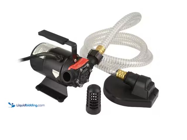 Lot 49-1575534 - Everbilt 1/10 HP Non-Submersible Self-Priming Transfer Pump, Model # EBTP1, Slightly used, Powers on...