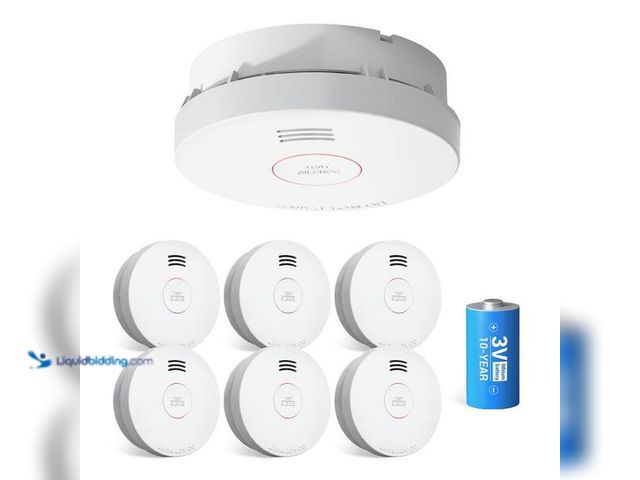 Lot 49-5452620 - Innolink
10 Years Battery Operated Smoke Detector, Fire Alarm with with Low Battery Warning, UL217 ...