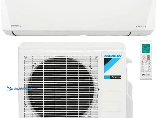Lot 49-1528370 - Daikin 12,000 Btu 18 SEER2 Single Zone Ductless Mini Split Heat Pump System (R-32) - RXC12AXVJU, FTX...