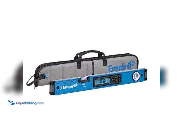Lot 49-5558979 - Empire 24 in. True Blue Digital Box Level with Case Model # E105.24 NEW