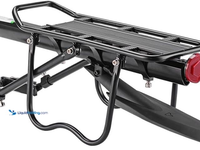 Lot 49-5408661 - ROCKBROS Bike Bicycle Cargo Rack Rear Bike Rack for Back of Bike Carrier Rack with Fender Quick Rele...