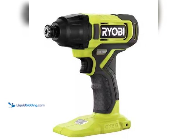 Lot 49-2025005 - RYOBI ONE+ 18V Cordless 1/4 in. Impact Driver (Tool Only), Model # PCL235B, MSRP $59, Slightly used,...