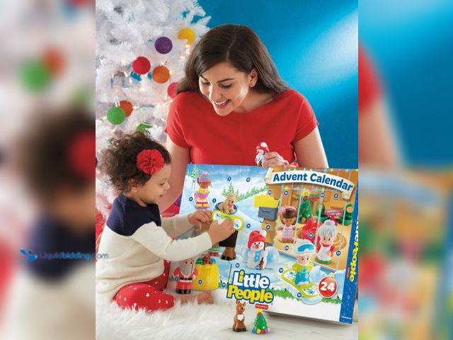 Lot 49-1556541 - Fisher Price Little People Advent Calendar with 24 Accessories and Toys for Toddlers, Model# B01681O...