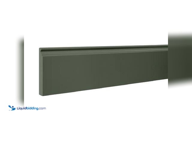 Lot 49-5463726 - Hampton Bay
Avondale/Leyton 4.5 in. W x 91.5 in. H Base Moulding in Fern Green (corner chipped) Unu...