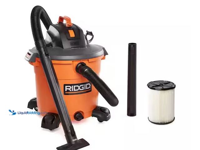 Lot 49-5551916 - RIDGID
16 Gal. 5.0 Peak HP NXT Shop Vacuum Wet Dry Vac with General Debris Filter, Locking Hose and...