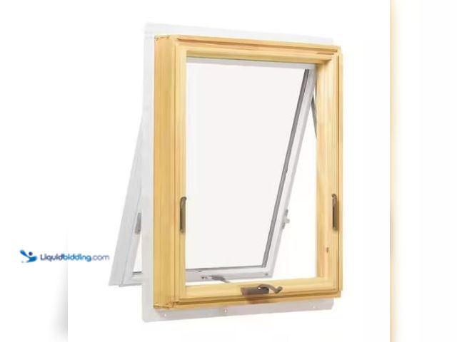 Lot 49-1569472 - Andersen 35-15/16 in. x 24-1/8 in. 400 Series White Awning Clad Wood Window with Pine Interior, Low-...