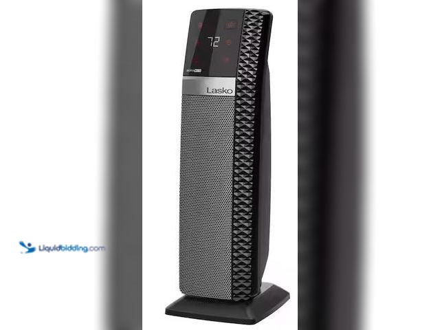 Lot 49-5486194 - Lasko
Elite 1500W 22 in. Black Indoor Electric Tower Forced Air Ceramic Space Heater with Tip-Over ...
