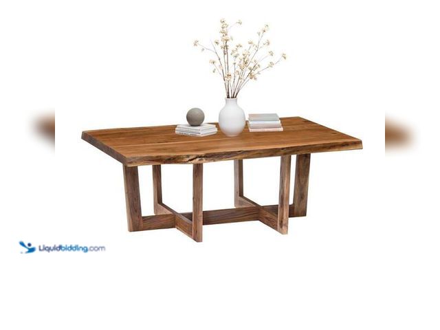 Lot 49-5476293 - Alaterre Furniture
Berkshire 42 in. Natural Large Rectangle Wood Top Coffee Table with Live Edge. I...